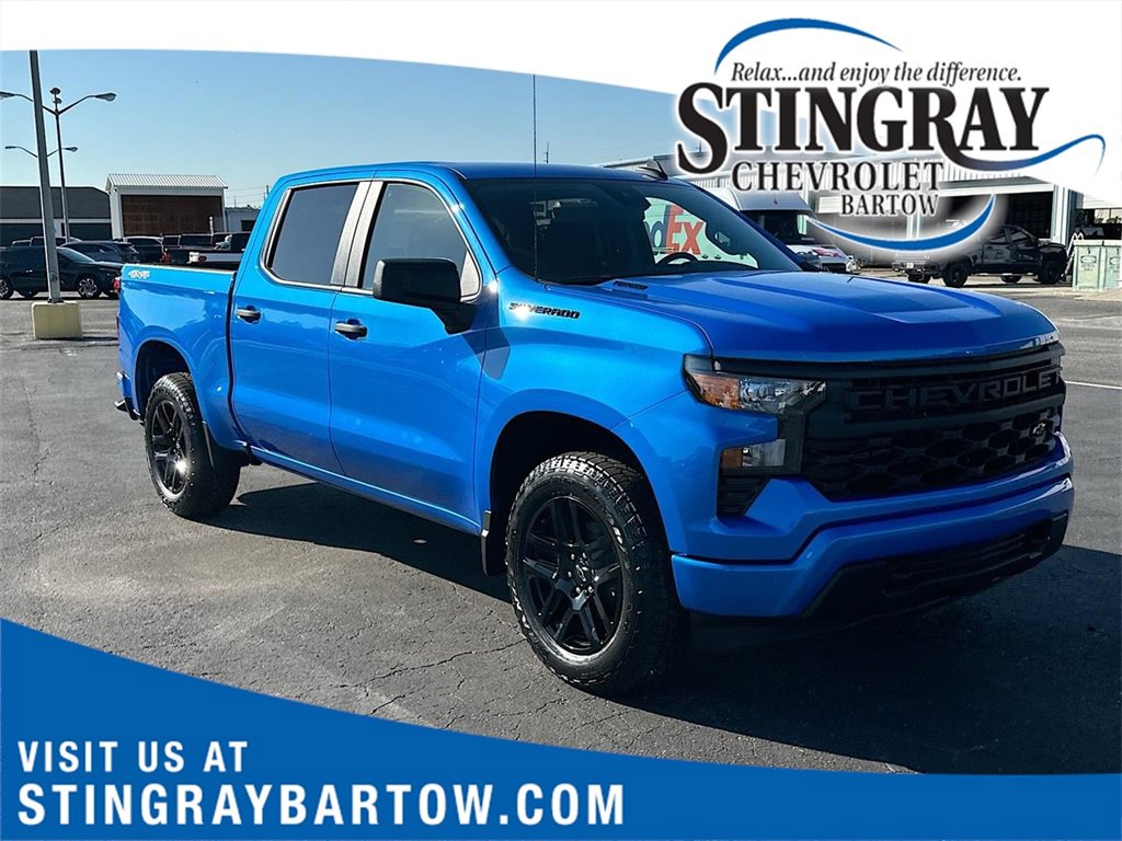 New 2026 Chevrolet Silverado 1500 Custom w/ LPO, Dark Essentials Package