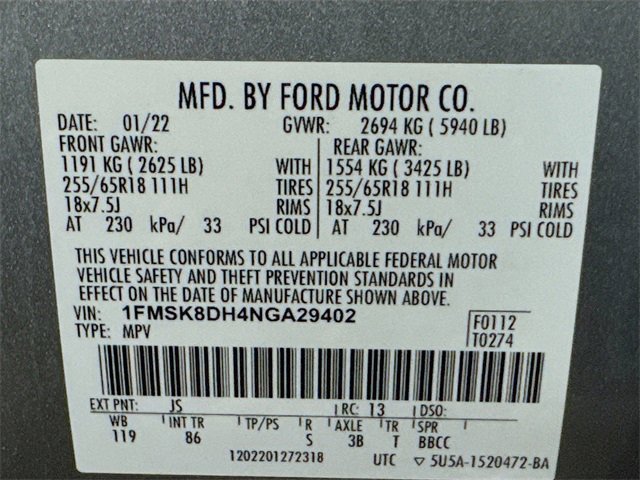 Used 2022 Ford Explorer XLT image 14