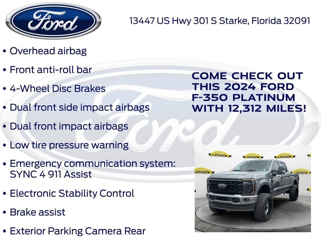 Used 2024 Ford F350 Platinum w/ FX4 Off-Road Package image 22
