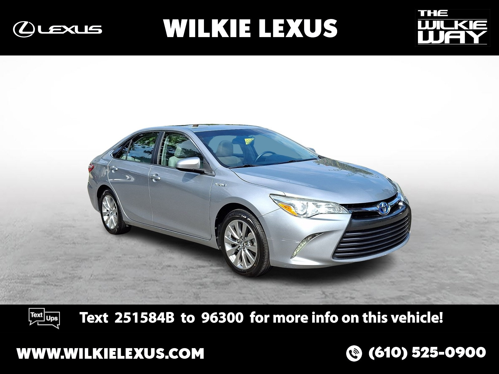 Used 2016 Toyota Camry XLE w/ Moonroof Package