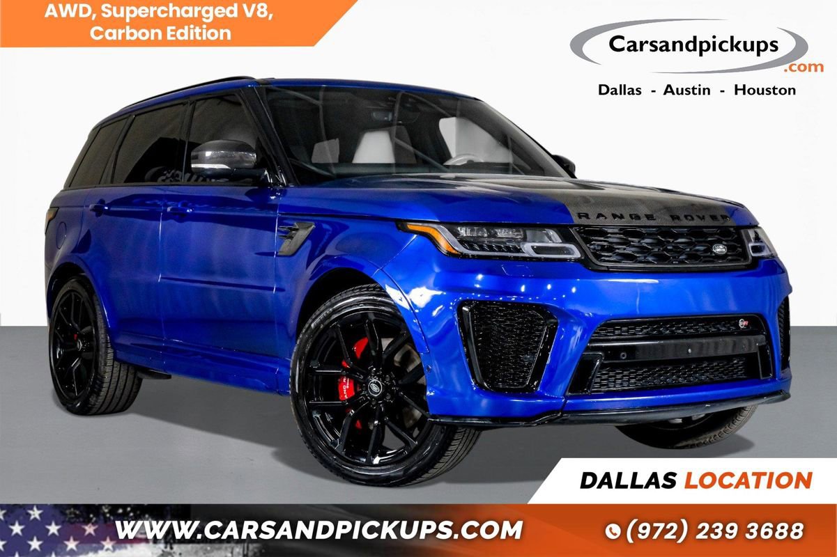 Used 2022 Land Rover Range Rover Sport SVR Carbon Edition image 1