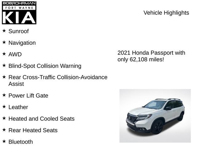 Used 2021 Honda Passport Elite image 7
