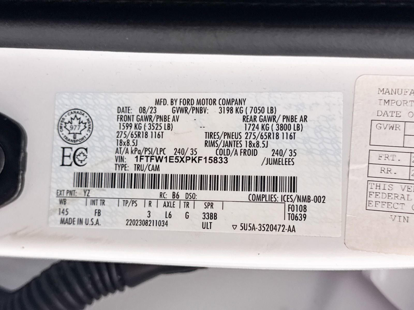 Used 2023 Ford F150 XLT w/ Equipment Group 302A High image 40