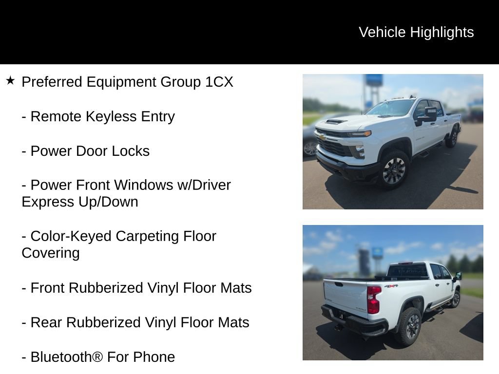 Used 2024 Chevrolet Silverado 2500 Custom w/ Custom Convenience Package AWD/4WD image 11