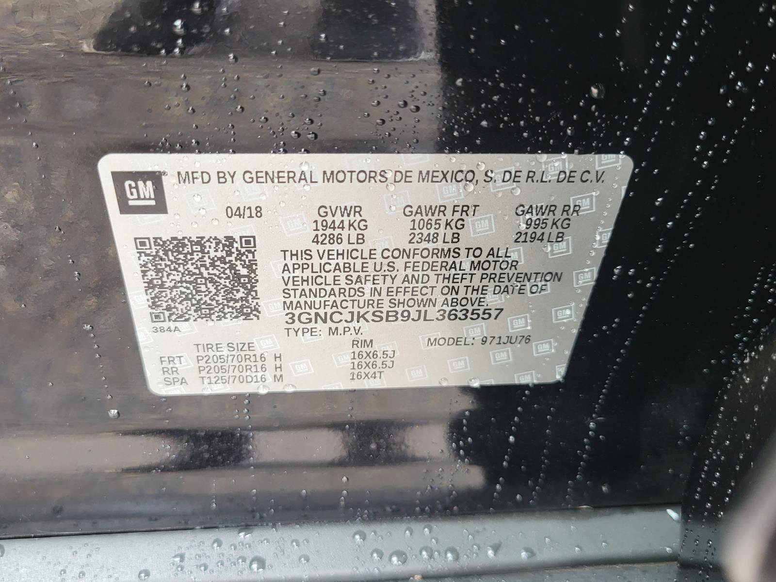 Used 2018 Chevrolet Trax LS w/ LPO, Cargo Package FWD image 33