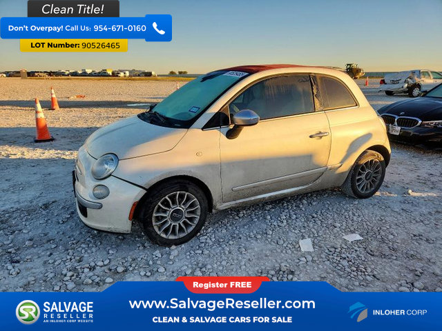Used 2012 FIAT 500 Lounge w/ Luxury Leather Pkg