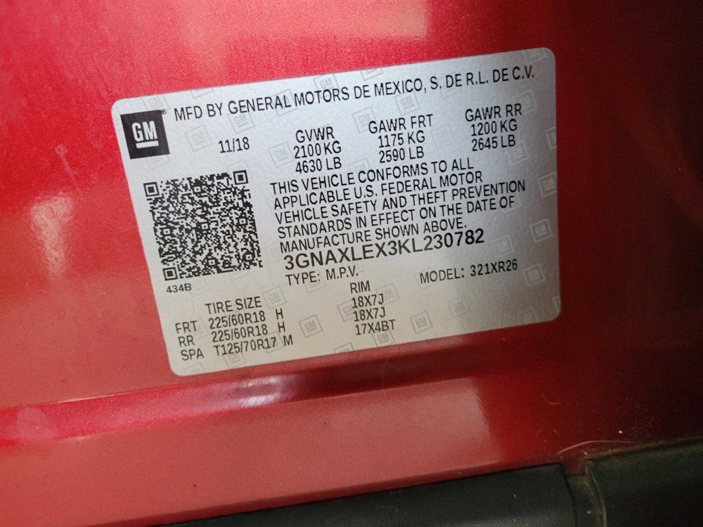 Used 2019 Chevrolet Equinox LT image 33