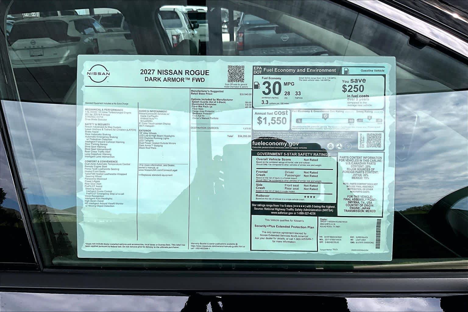 New 2027 Nissan Rogue Dark Armor FWD image 19