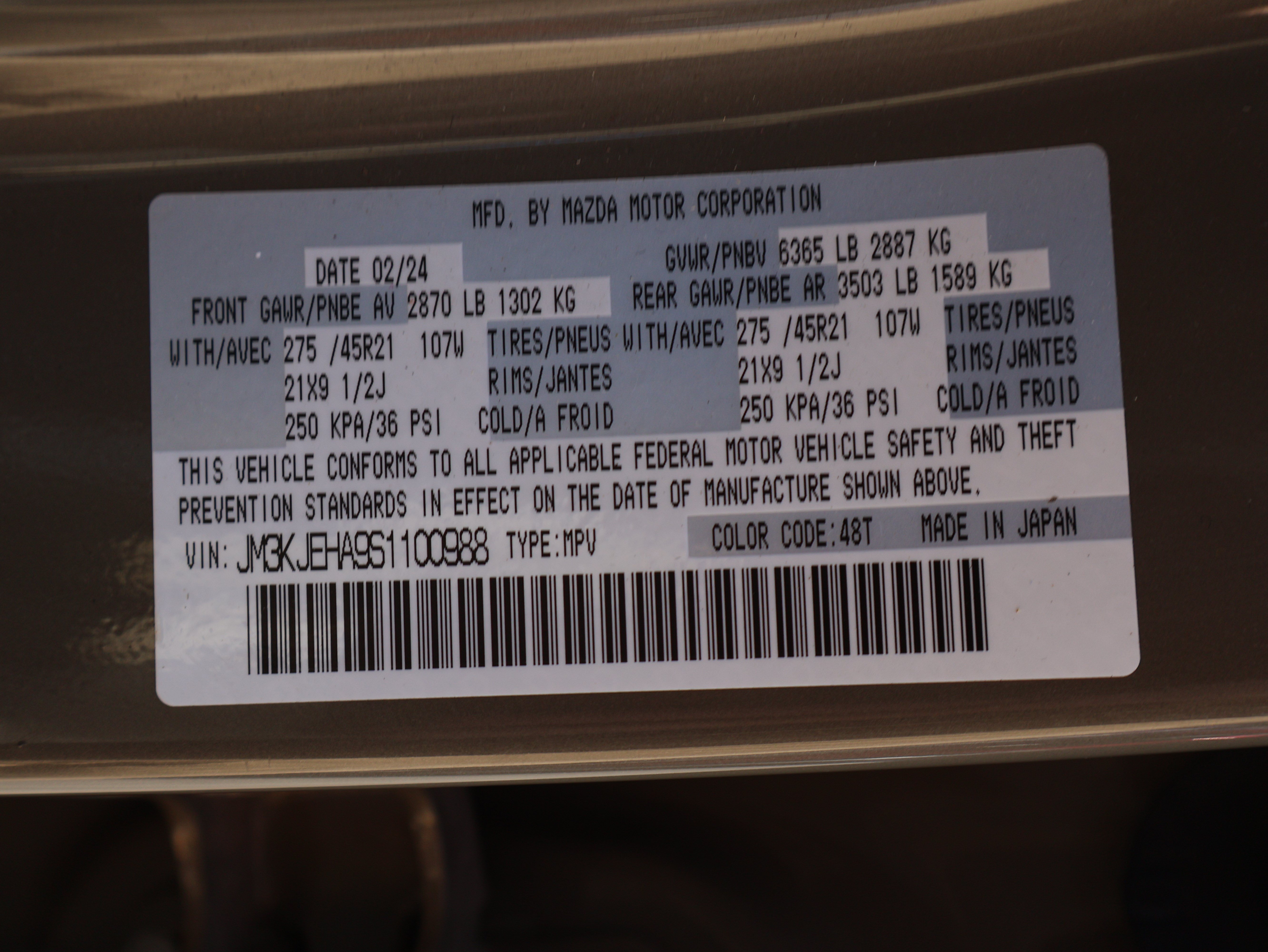 Used 2025 MAZDA CX-70 Plug-In Hybrid w/ Premium Plus AWD/4WD image 54