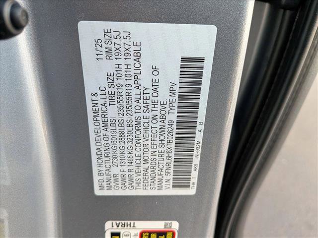 New 2026 Honda Odyssey Touring image 17