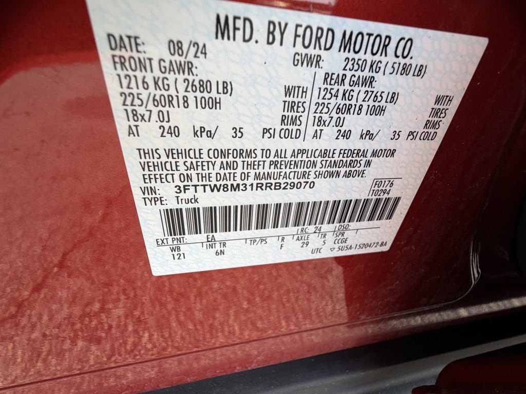 Used 2024 Ford Maverick Lariat FWD image 32