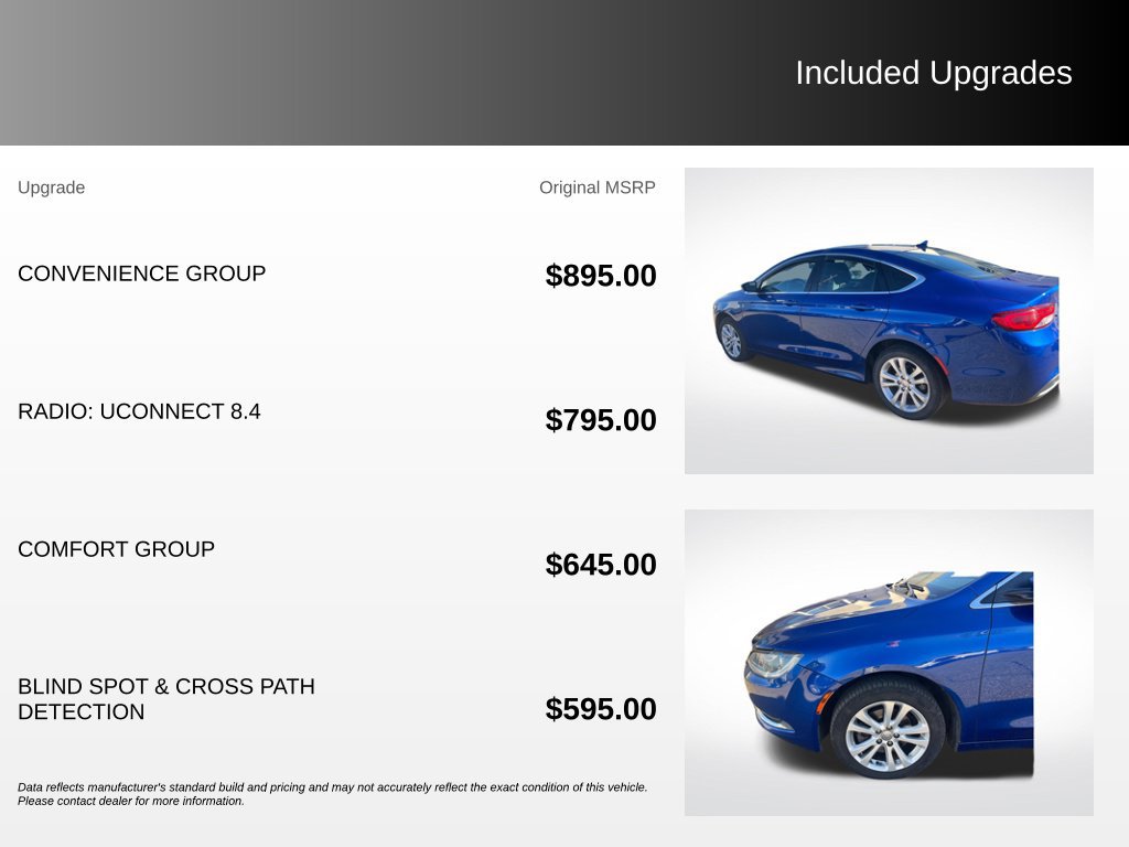 Used 2016 Chrysler 200 Limited w/ Convenience Group FWD image 5
