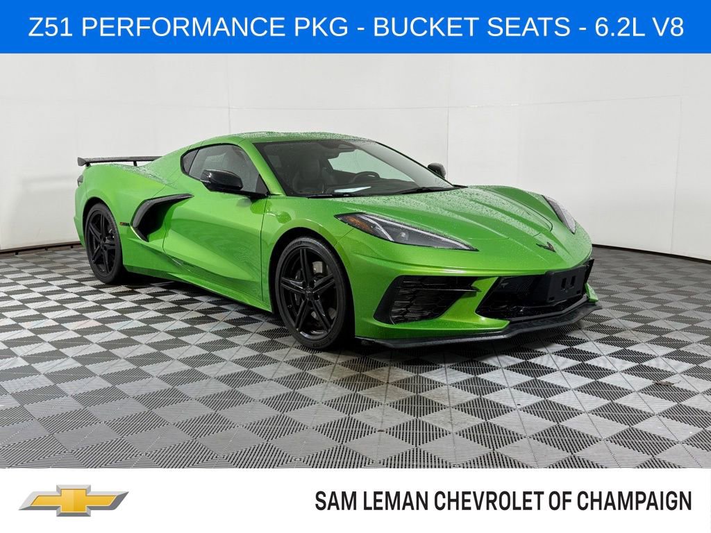 Used 2026 Chevrolet Corvette Stingray Preferred Cpe w/ Z51 Performance Package RWD image 1