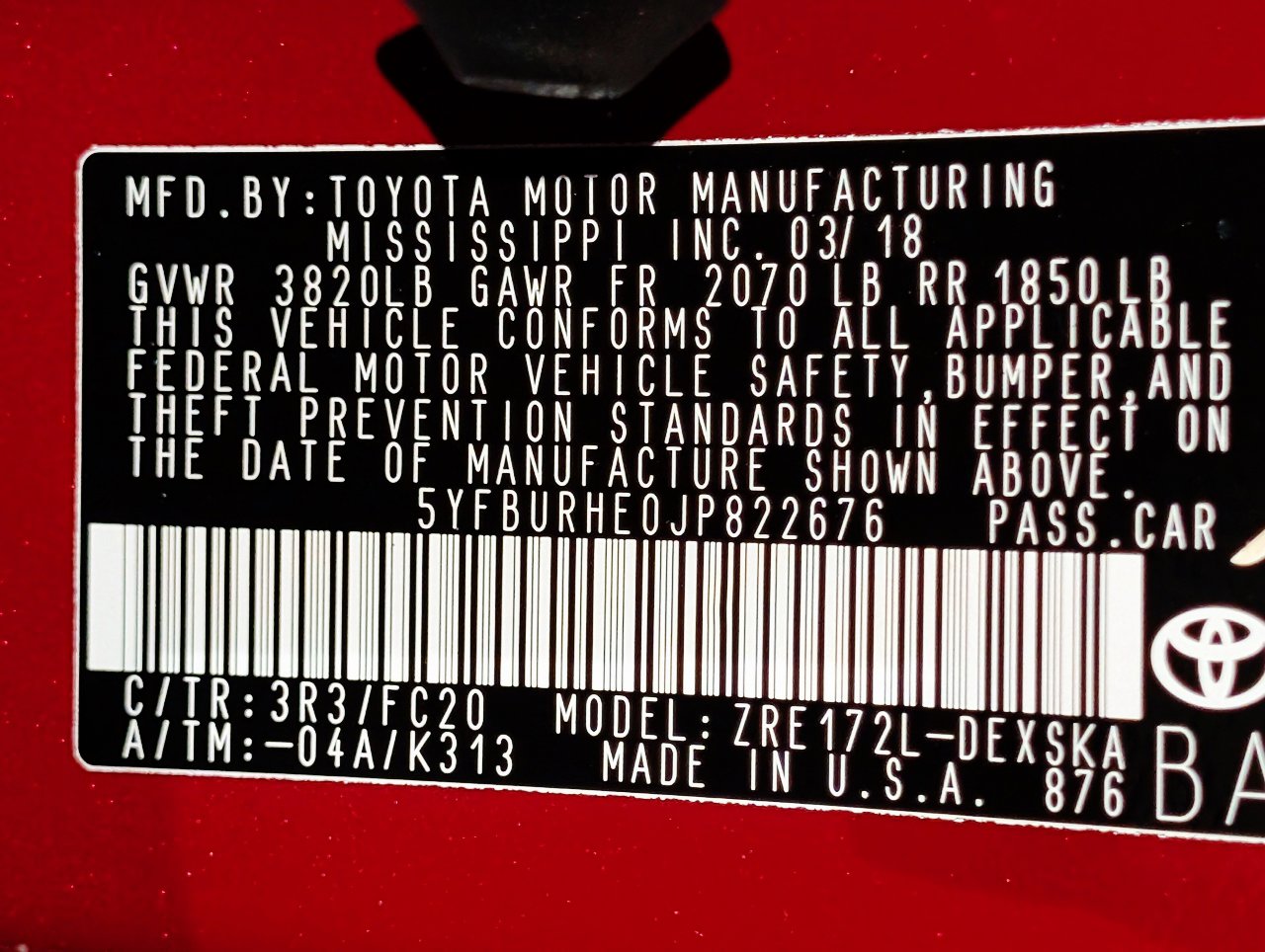 Used 2018 Toyota Corolla SE image 54