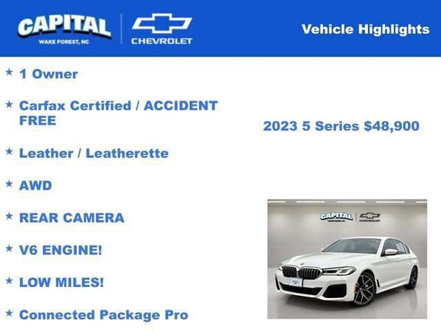 Used 2023 BMW 540i xDrive w/ M Sport Package image 3