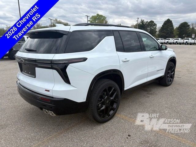 New 2026 Chevrolet Traverse RS w/ LPO, Floor Liner Package AWD/4WD image 5