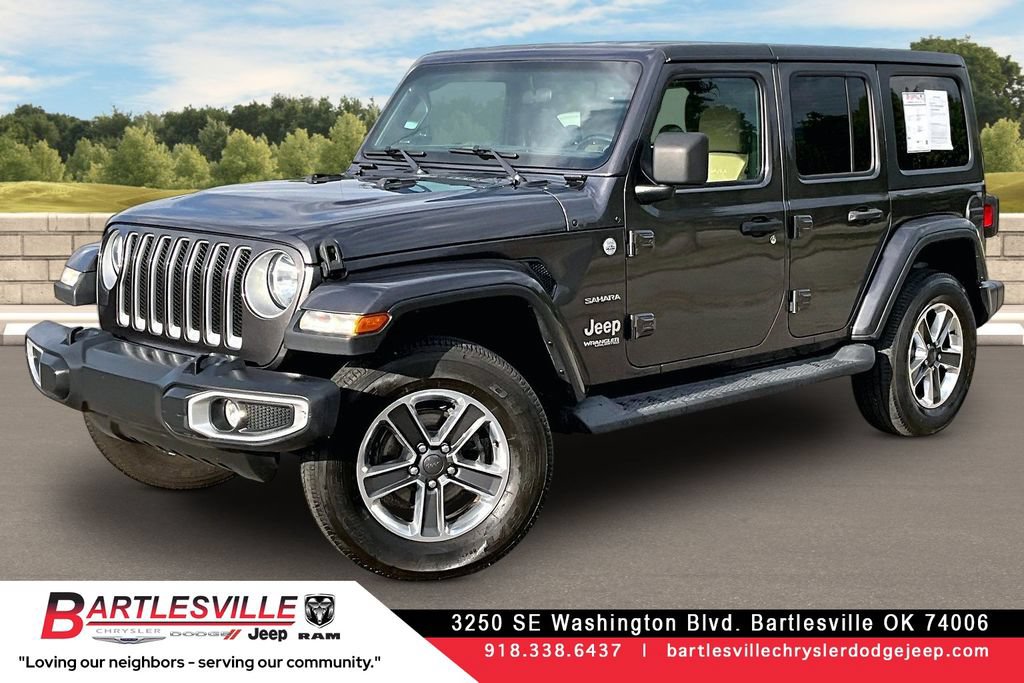 Used 2021 Jeep Wrangler Unlimited Sahara AWD/4WD image 1