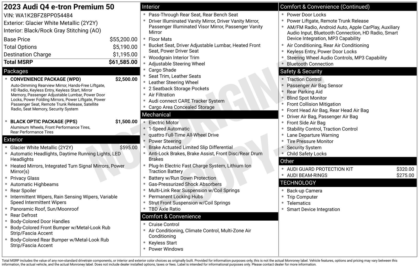 Used 2023 Audi Q4 e-tron Premium w/ Convenience Package image 38