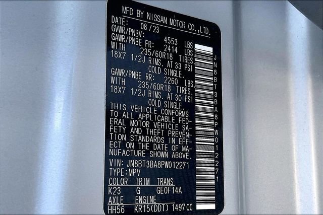 Certified 2023 Nissan Rogue SV w/ SV Premium B Package image 33