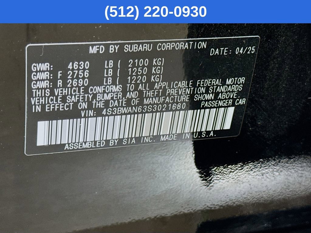 Used 2025 Subaru Legacy Limited image 41