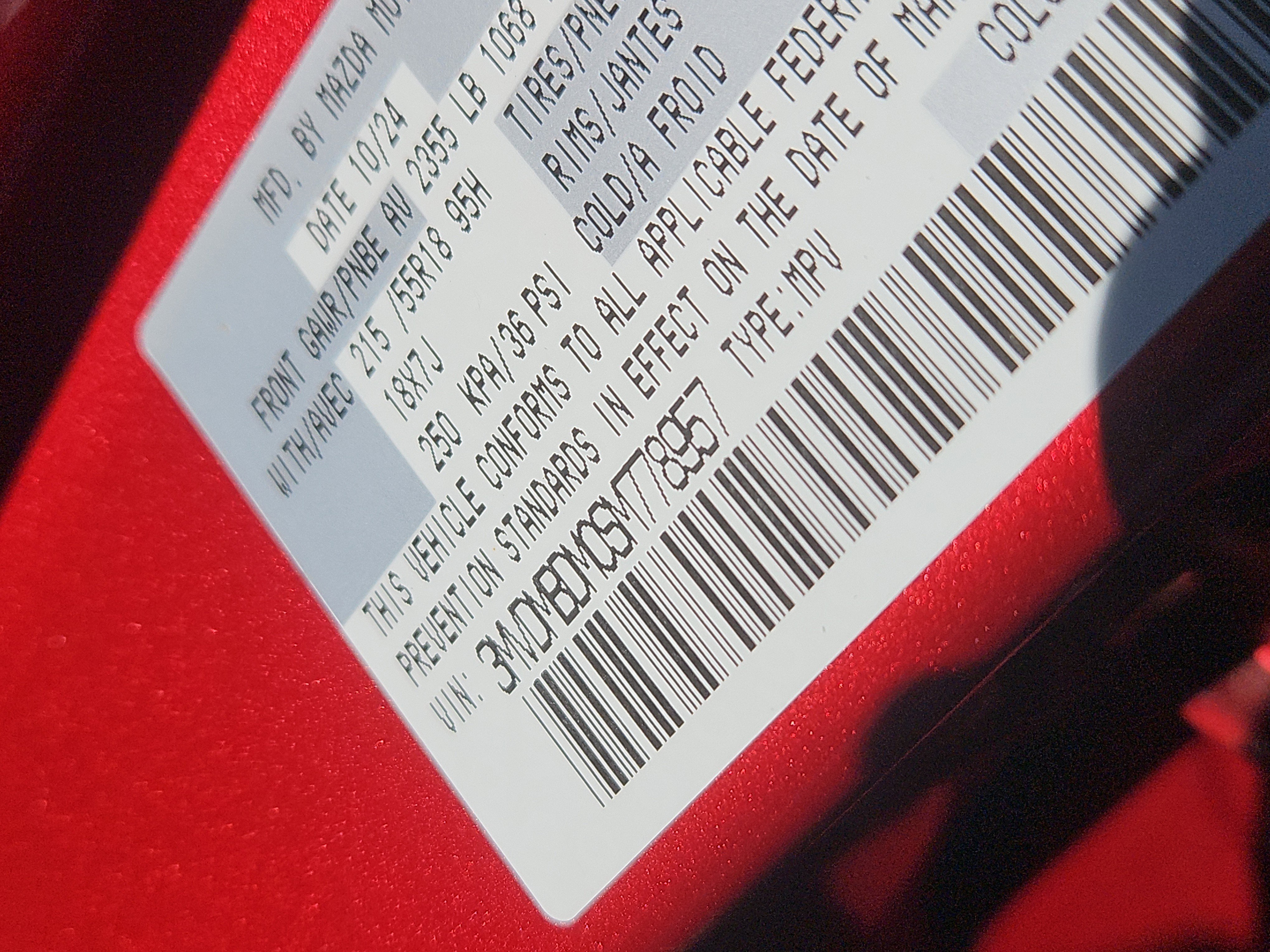 Certified 2025 MAZDA CX-30 AWD 2.5 S w/ Premium Package image 7