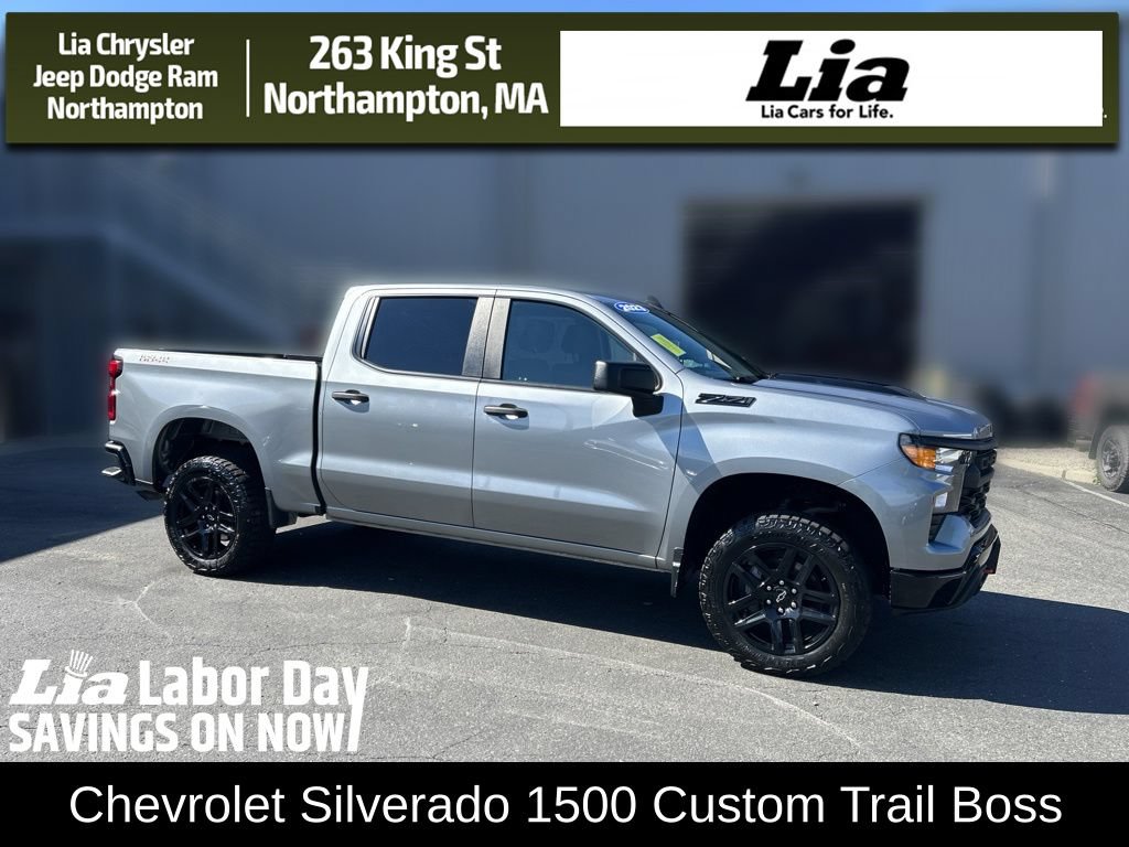 Used 2023 Chevrolet Silverado 1500 Custom Trail Boss w/ LPO, Dark Essentials Package AWD/4WD image 1