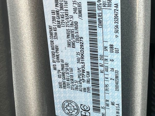 Used 2024 Ford F150 XLT w/ Tow/Haul Package image 35