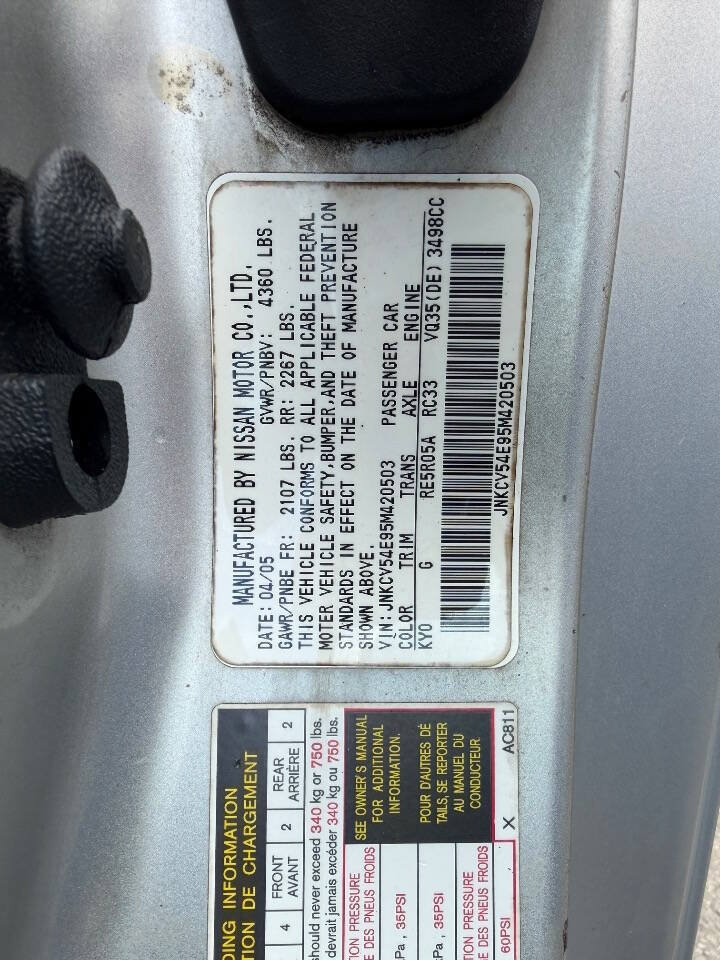 Used 2005 INFINITI G35 Coupe w/ (P01) Premium Pkg RWD image 11