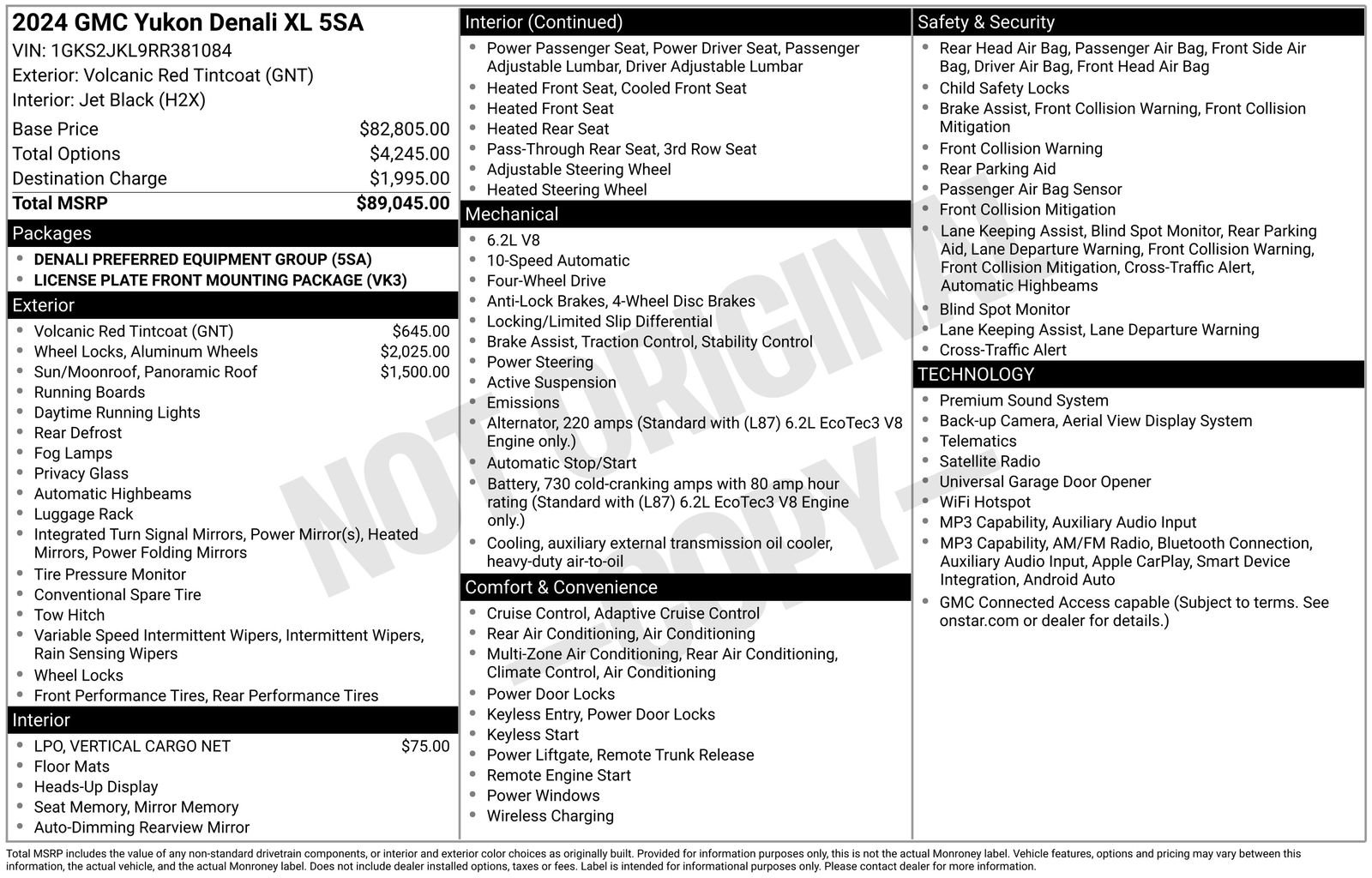 Used 2024 GMC Yukon XL Denali AWD/4WD image 39