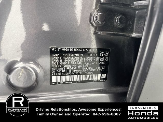 Certified 2023 Honda HR-V EX-L image 38