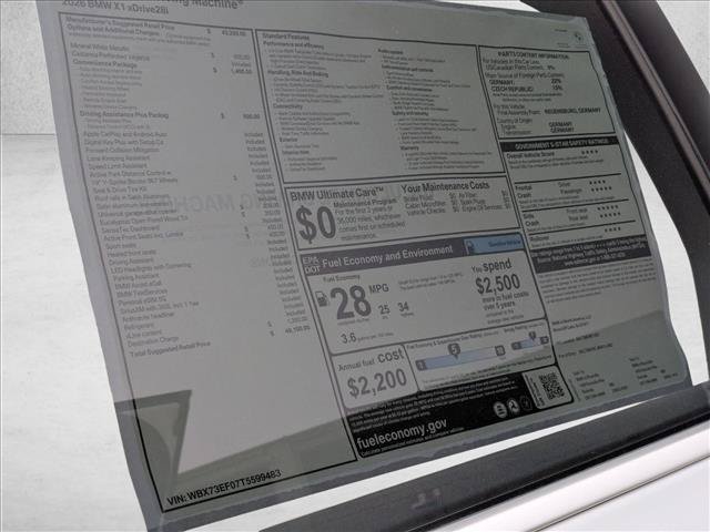 Used 2026 BMW X1 xDrive28i w/ Convenience Package AWD/4WD image 19