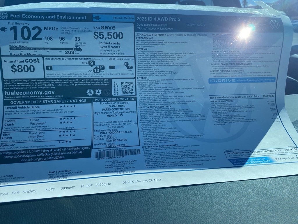 New 2025 Volkswagen ID.4 Pro S image 33