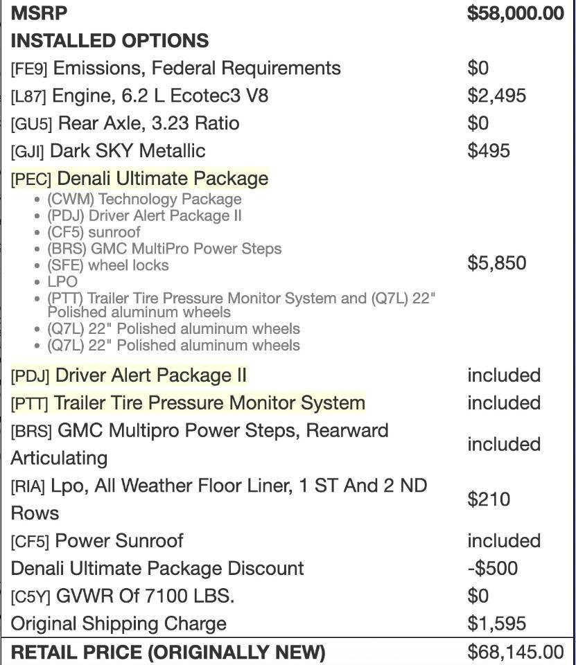 Used 2019 GMC Sierra 1500 Denali w/ Denali Ultimate Package AWD/4WD image 10