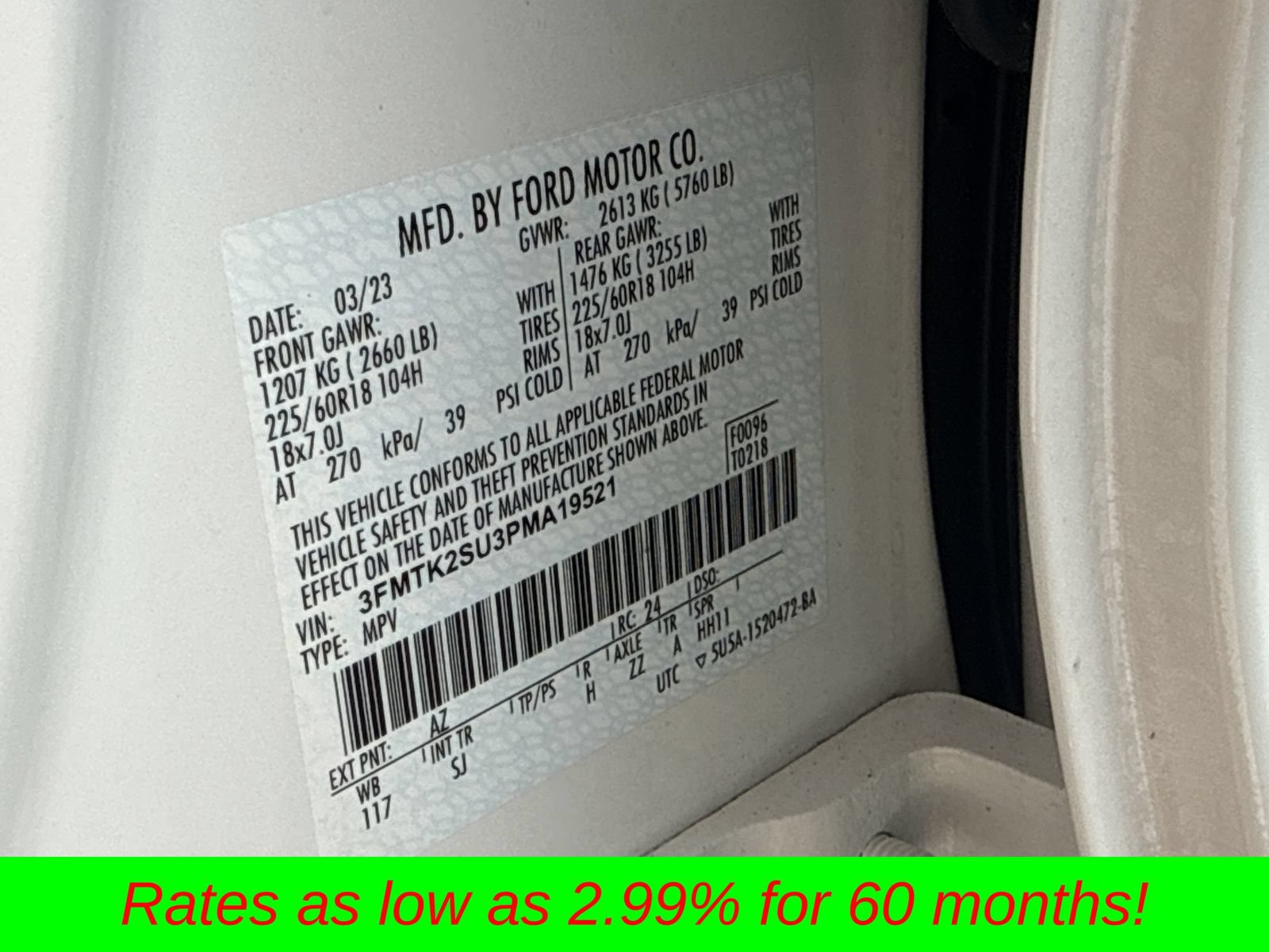 Certified 2023 Ford Mustang Mach-E California Route 1 AWD/4WD image 40