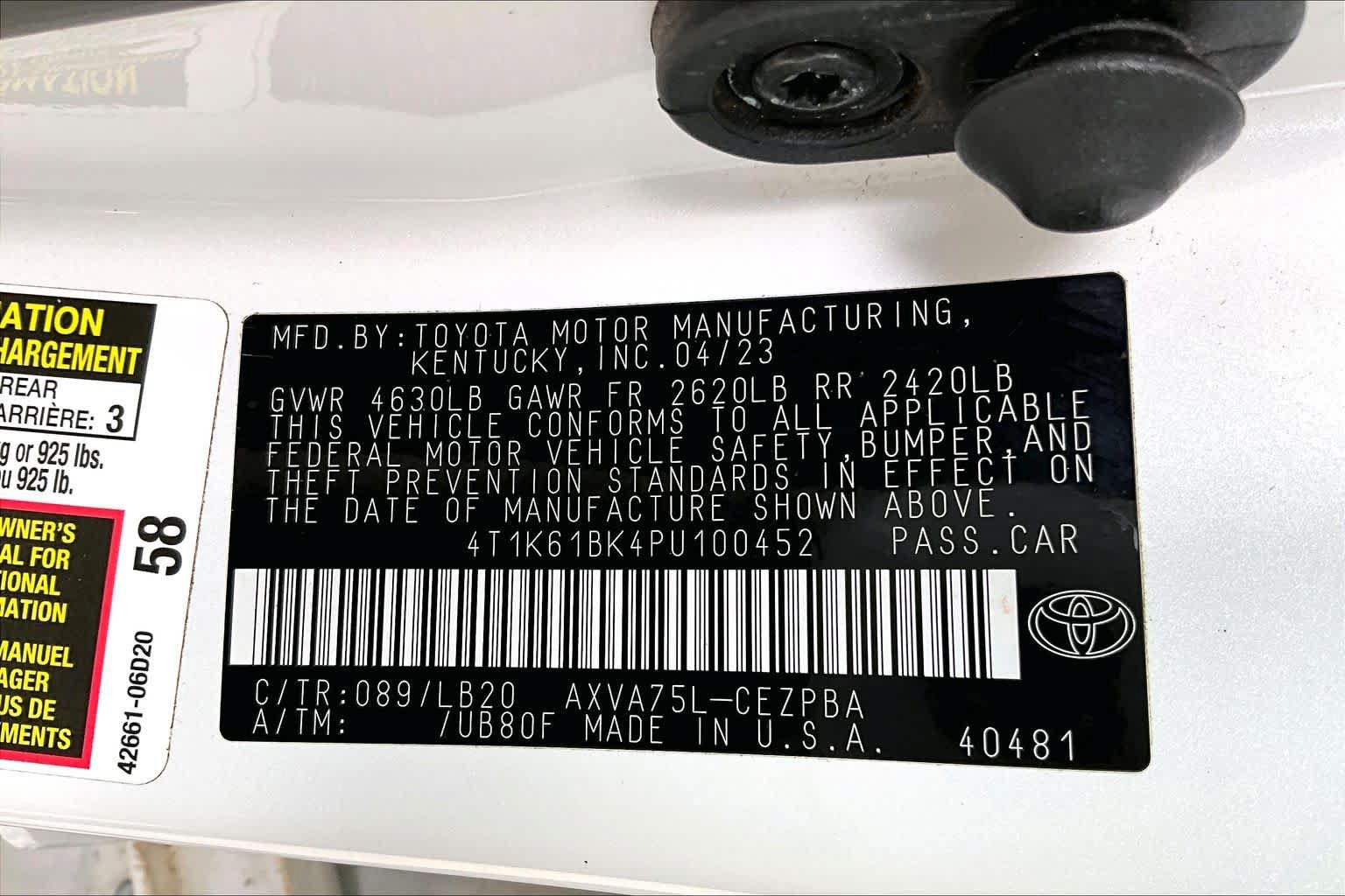 Used 2023 Toyota Camry XSE AWD/4WD image 35