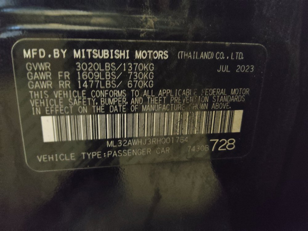 Used 2024 Mitsubishi Mirage Black Edition FWD image 33