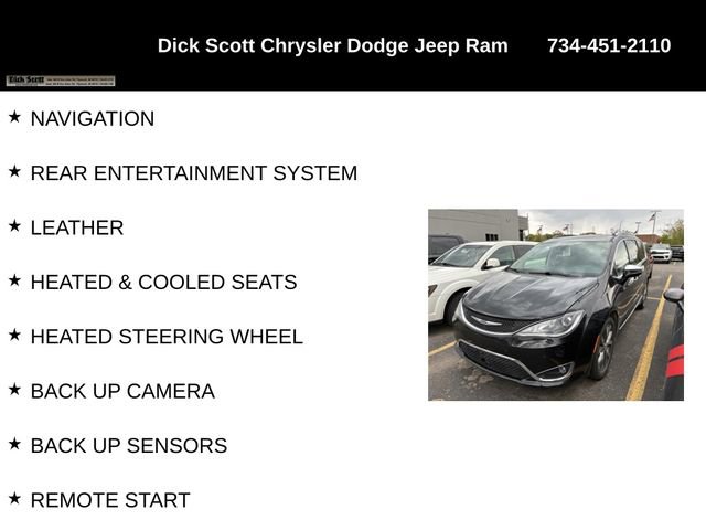 Used 2019 Chrysler Pacifica Limited w/ Tire & Wheel Group FWD image 3