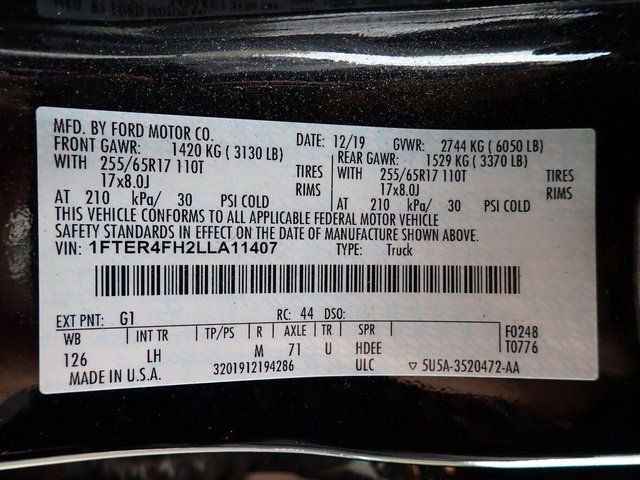 Used 2020 Ford Ranger XLT w/ Equipment Group 301A Mid AWD/4WD image 14