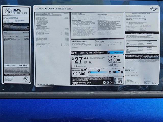 Certified 2026 MINI Cooper Countryman S AWD/4WD image 17