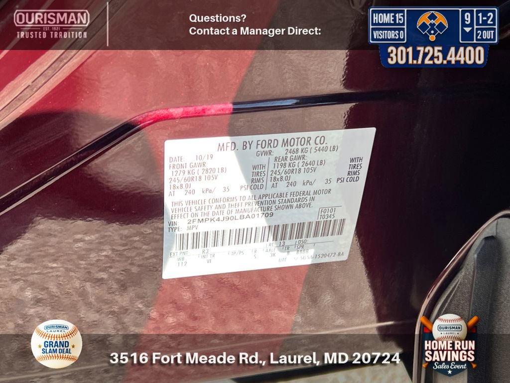 Used 2020 Ford Edge SEL w/ Convenience Package image 32