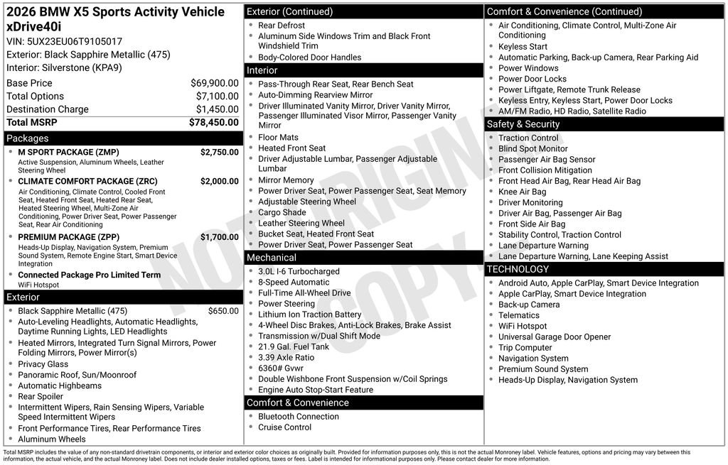 Used 2026 BMW X5 xDrive40i image 35