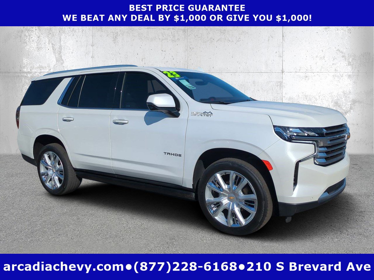 Used 2023 Chevrolet Tahoe High Country w/ Premium Package 2
