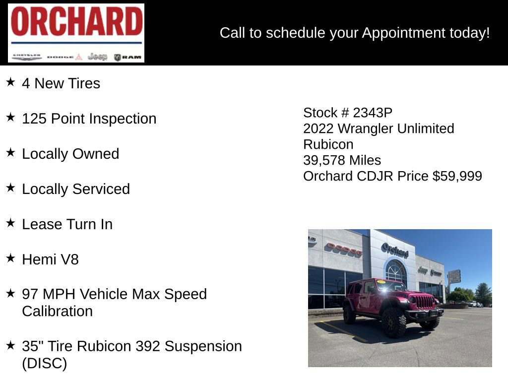 Used 2022 Jeep Wrangler Unlimited Rubicon w/ Dual Top Group AWD/4WD image 11