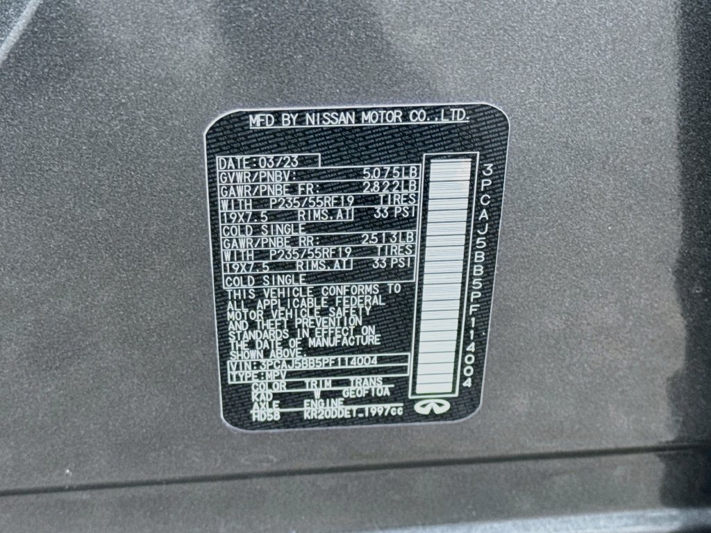 Certified 2023 INFINITI QX50 Luxe AWD/4WD image 34