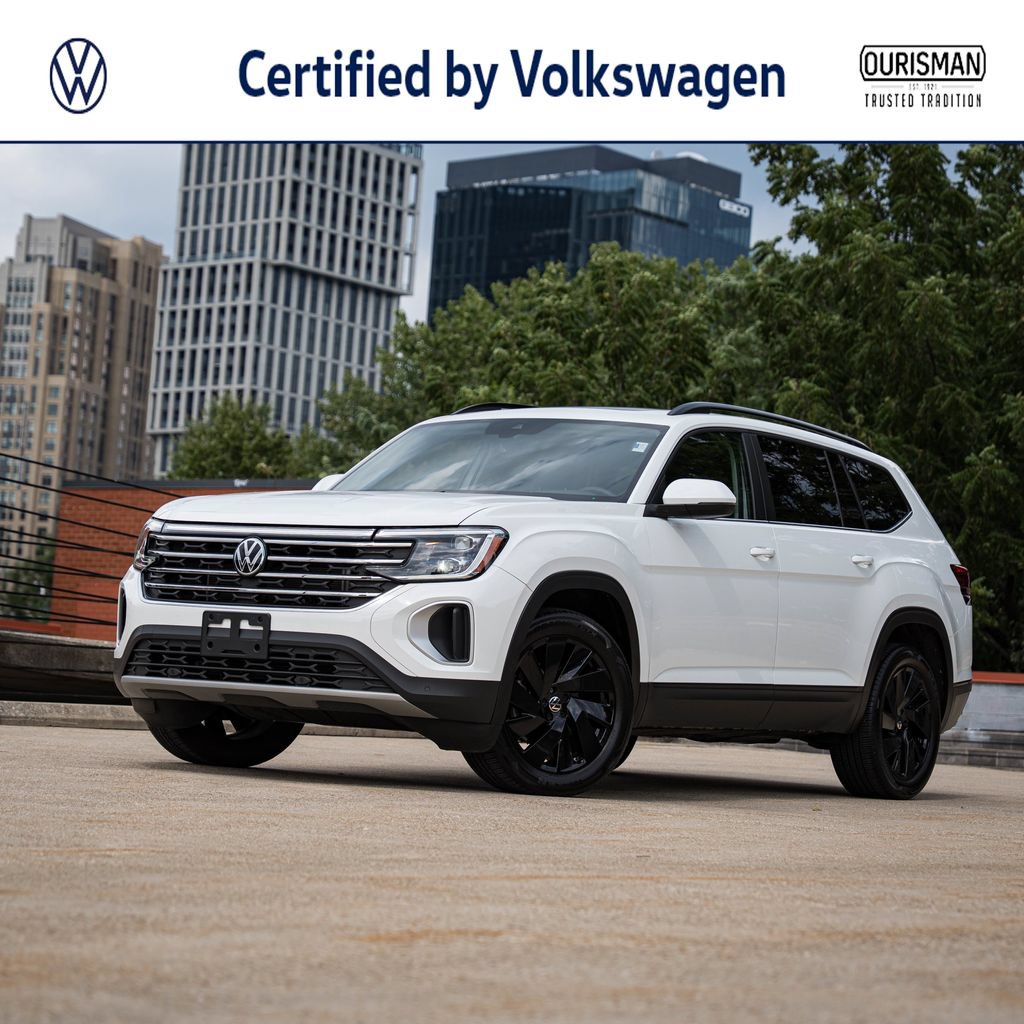 Certified 2024 Volkswagen Atlas SE w/ Panoramic Sunroof Package AWD/4WD image 1