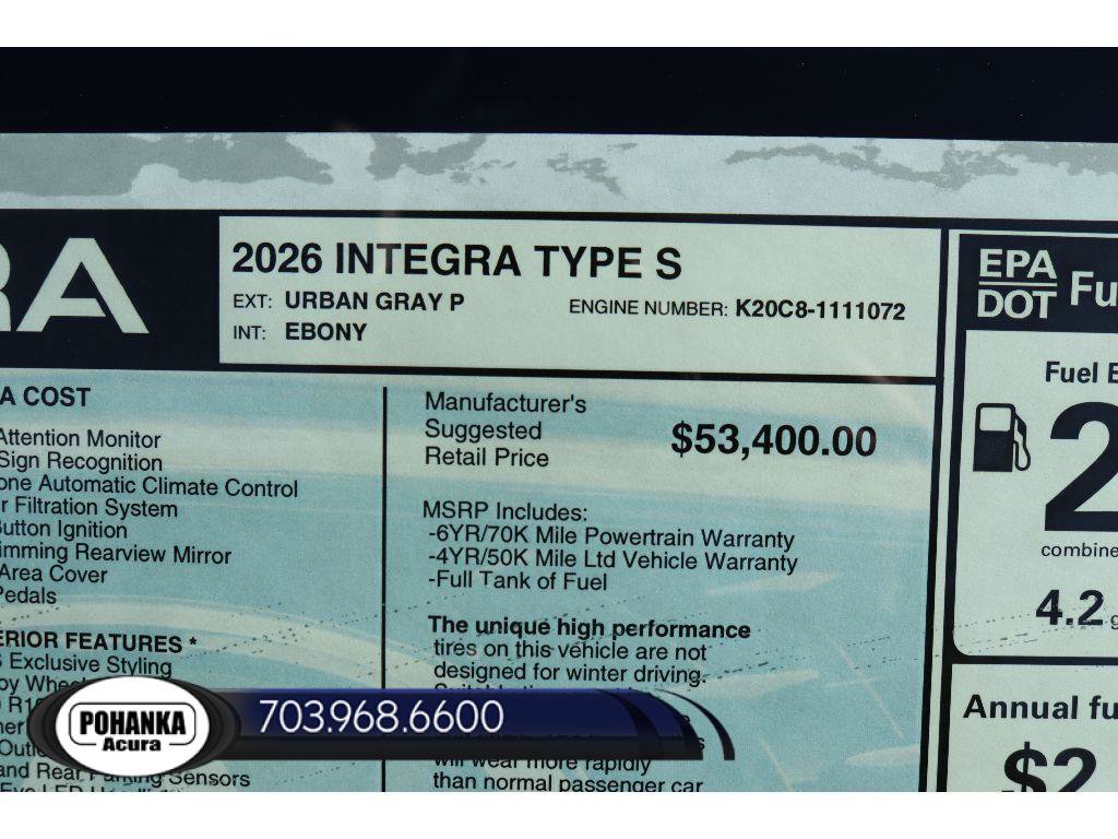 New 2026 Acura Integra Type S image 37