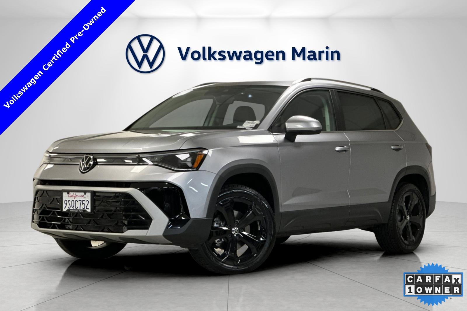 Certified 2025 Volkswagen Taos SEL w/ Black Wheel Plus Package