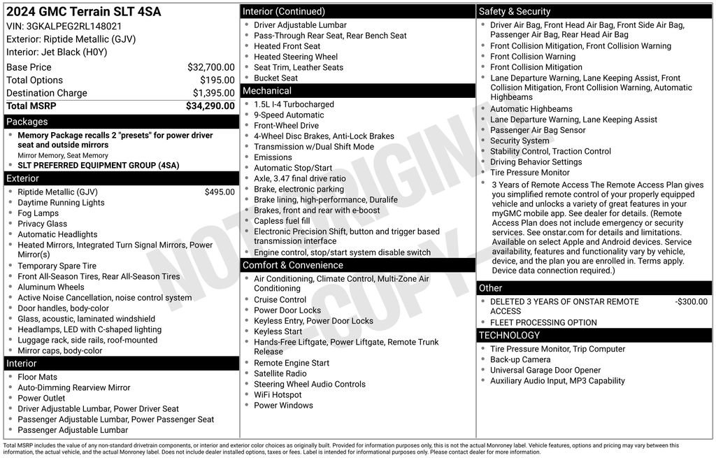 Used 2024 GMC Terrain SLT FWD image 4