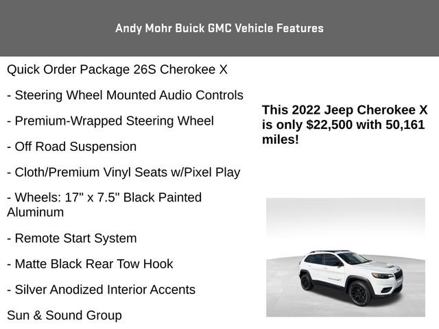 Used 2022 Jeep Cherokee Latitude w/ Sun & Sound Group AWD/4WD image 16