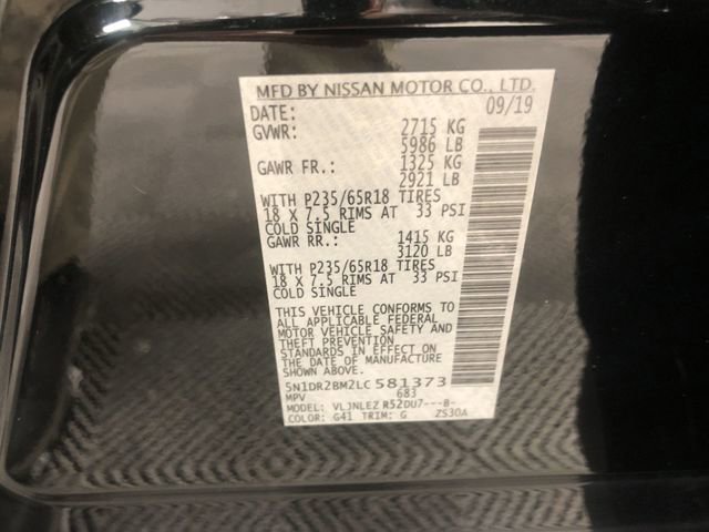 Used 2020 Nissan Pathfinder SV image 30